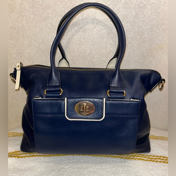 Kate Spade Hampton Road Janie Satchel Two-Tone Leather - Picture 2 of 12